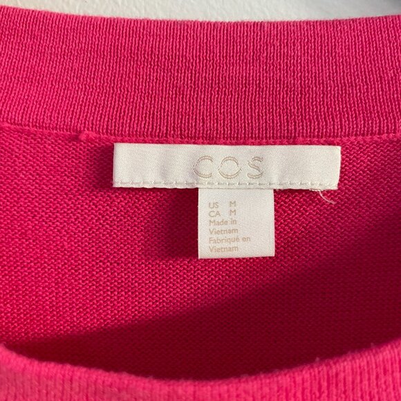 Bright pink Lightweight COS sweater, worn once - Picture 5 of 5